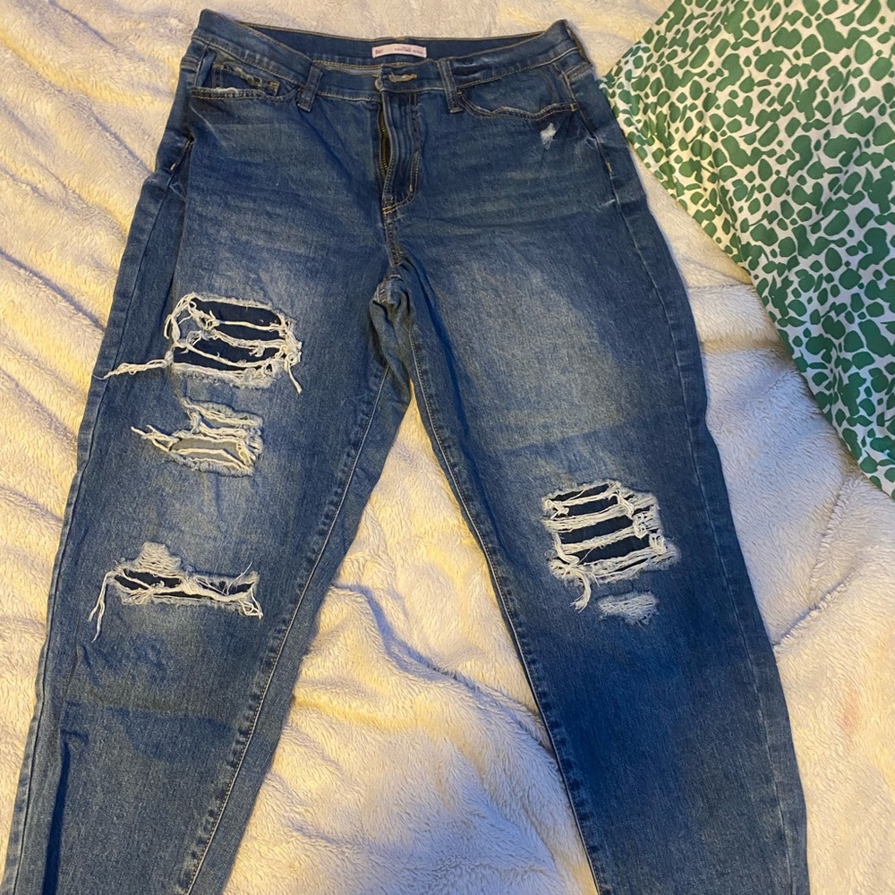 So brand curvy mom jeans high rise